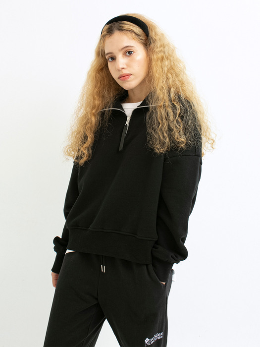 BIG COLLAR HALF ZIP UP_2COLOR