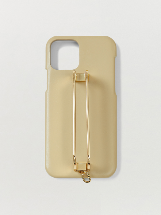 Phone Case with Leather Strap Liney Beige