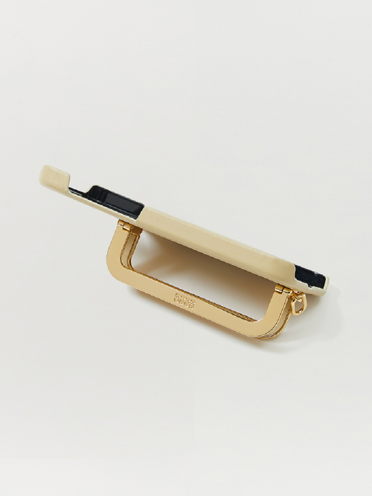 Phone Case with Leather Strap Liney Beige