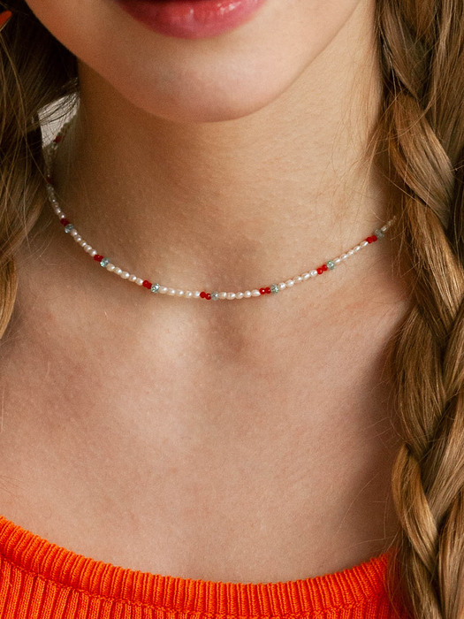 cherry point pearl choker necklace