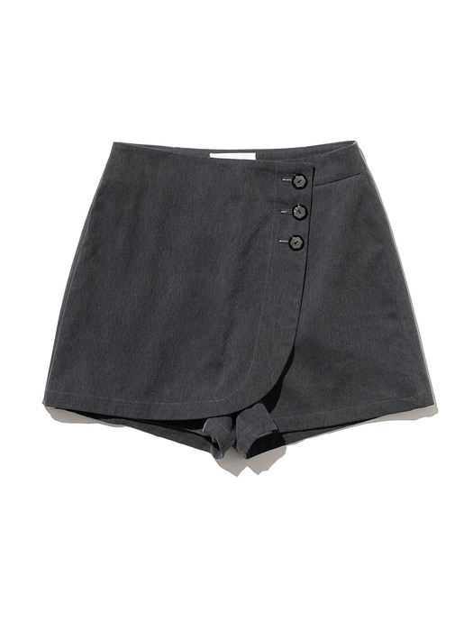 Rose Skirt Pants [CHARCOAL GREY]