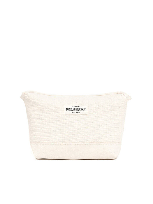 HEAVY CANVAS MAGNET POUCH (ivory)