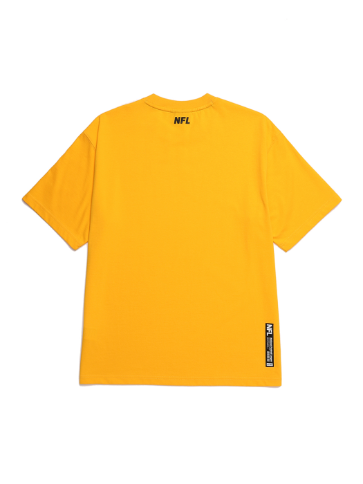 F212UTS331 베이직 타이포 숏 슬리브 티셔츠 SORANGE