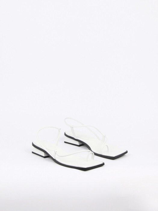 Aida Sandals Leather White