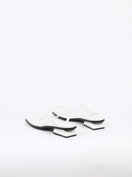 Aida Sandals Leather White