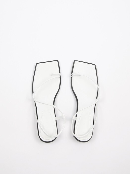 Aida Sandals Leather White