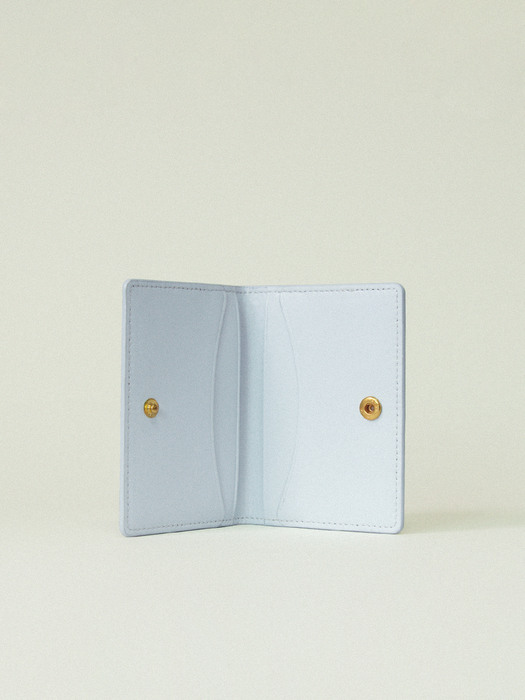 [단독]Fantine Card Holder /  Creamy Blue