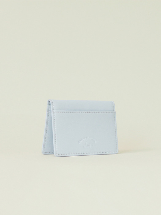 [단독]Fantine Card Holder /  Creamy Blue