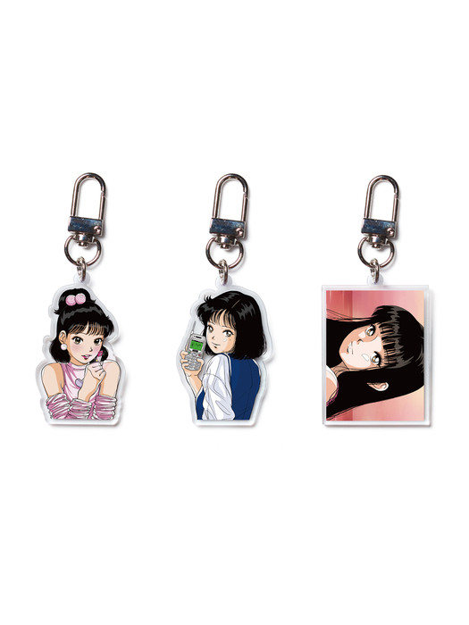 Retro Keyrings 02