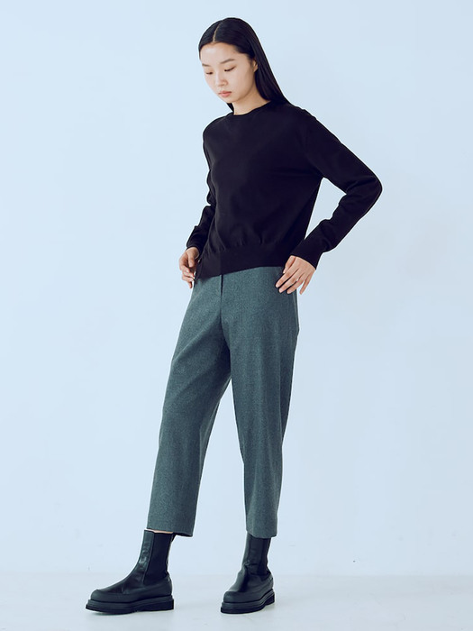 Signature Slim Straight Wool Pants (2color)