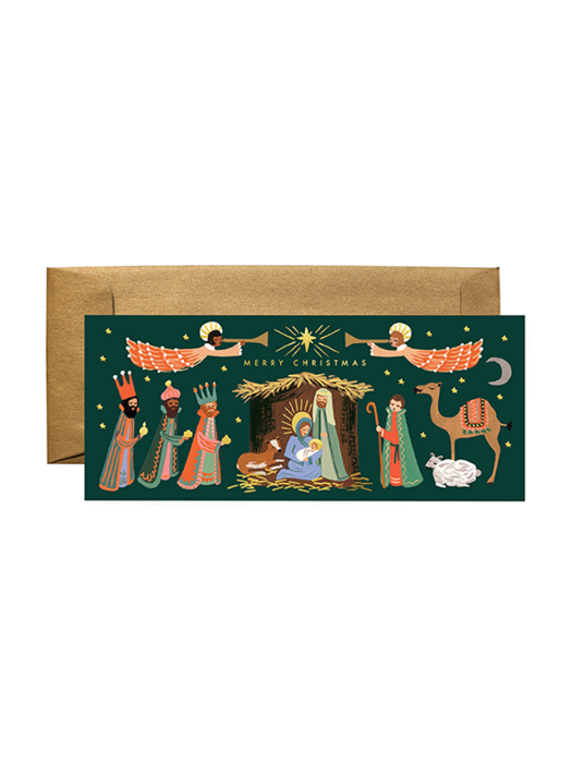 라이플페이퍼 Holiday Nativity No.10 Card 크리스마스 카드