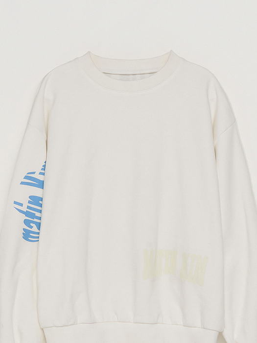 TYPOGRAPHY PRINT MTM IN WHITE