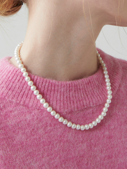 HL19 Basic pure lovely pearl necklace