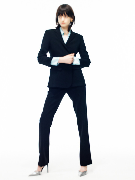 [Drama Signature] Two-button Blazer + Bootcut Trousers SET_3color