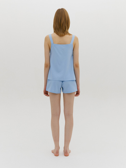 (Women) Essential PJ Shorts Light Blue