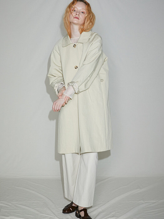  Spencer Single Button Trench Coat_Beige