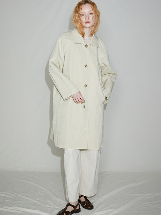  Spencer Single Button Trench Coat_Beige