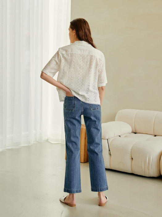 Eyelet White Shirt_WH