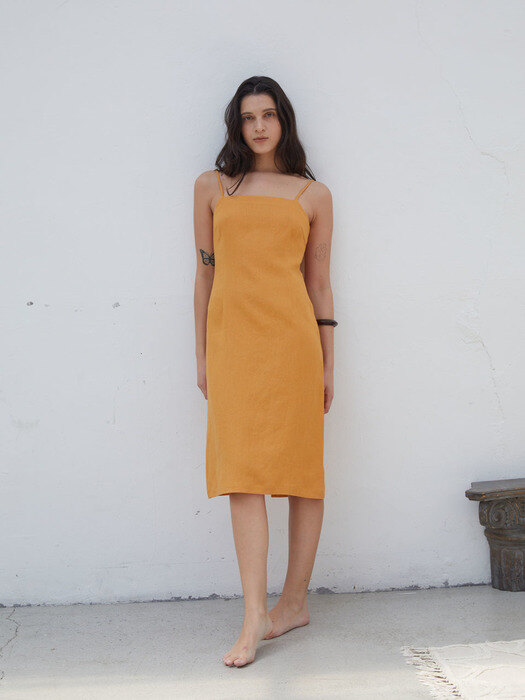 SUNNY MINI DRESS (ORANGE)