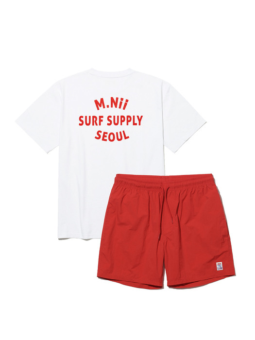 [SET] SURF SUPPLY T-SHIRTS + SHORTS