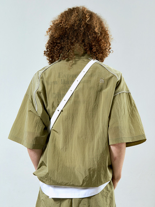 Unbalance Track Anorak Light Khaki