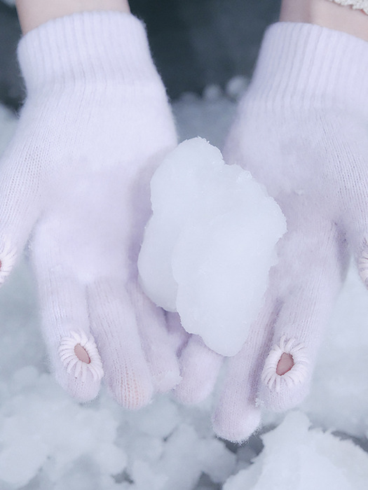 two hole touch finger gloves