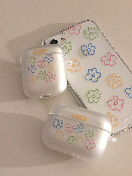 Soft flower case  (Jelly/Jelly hard case)