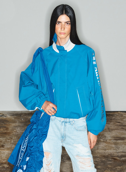 WINDBREAKER BOMBER, BLUE