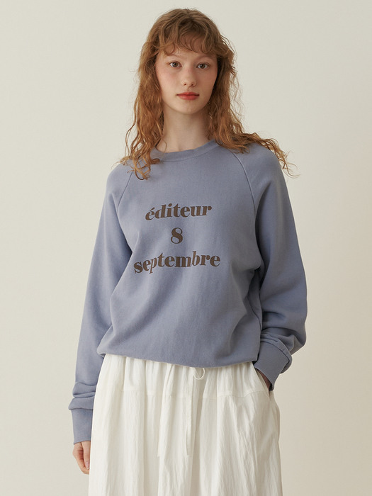 2.20 Print sweatshirt (2colors)