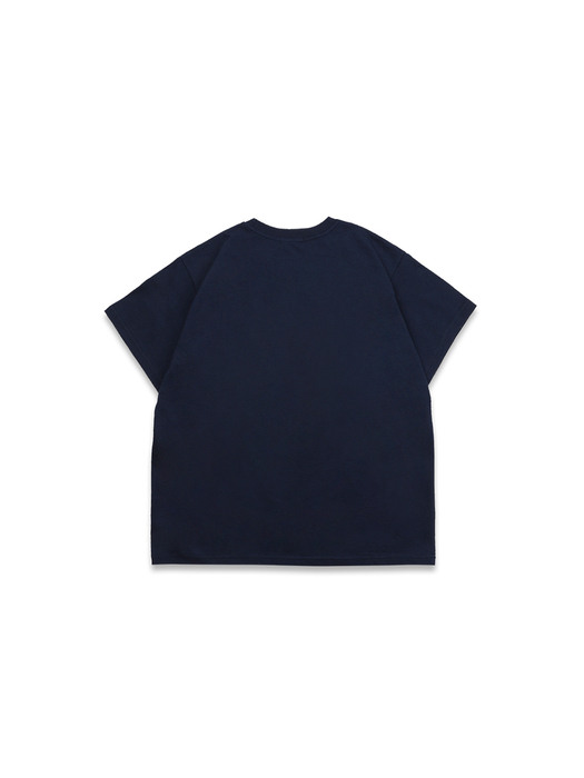 always happy T-shirt navy