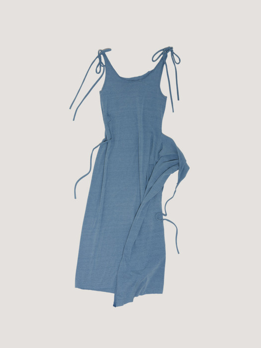 Indigo Dyeing Jersey Dress [2 COLORS]