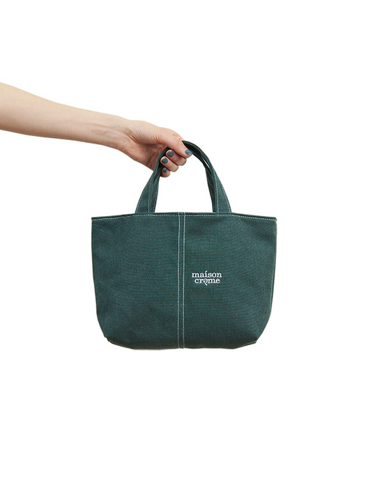 Reversible Stitch Mini Bag_Deep Green