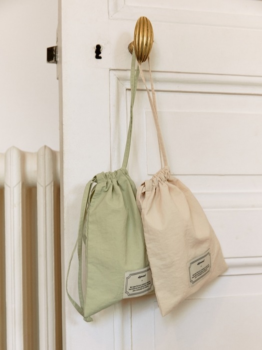 single pouch - beige