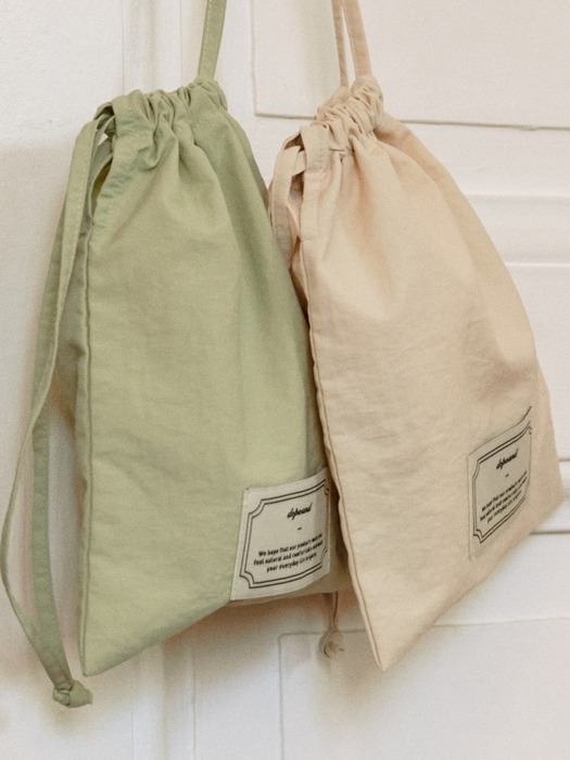 single pouch - beige