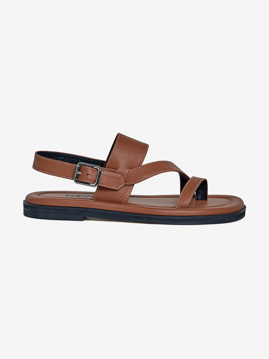 25mm Sergio Strap Sandal (Brown)