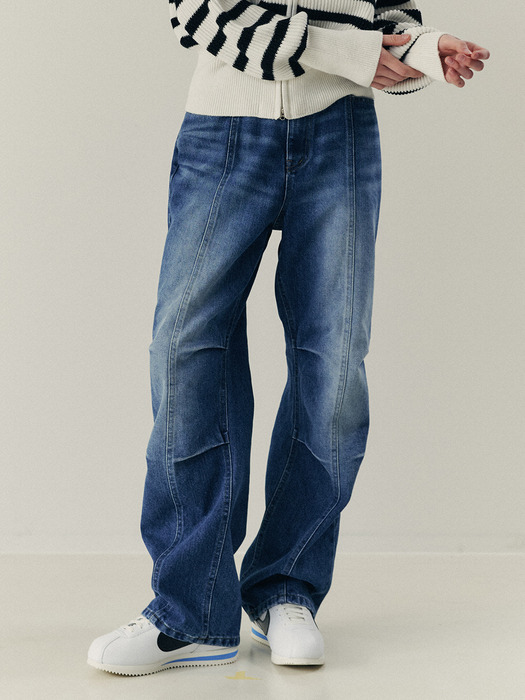 Parachute Washed Denim [DARK BLUE]