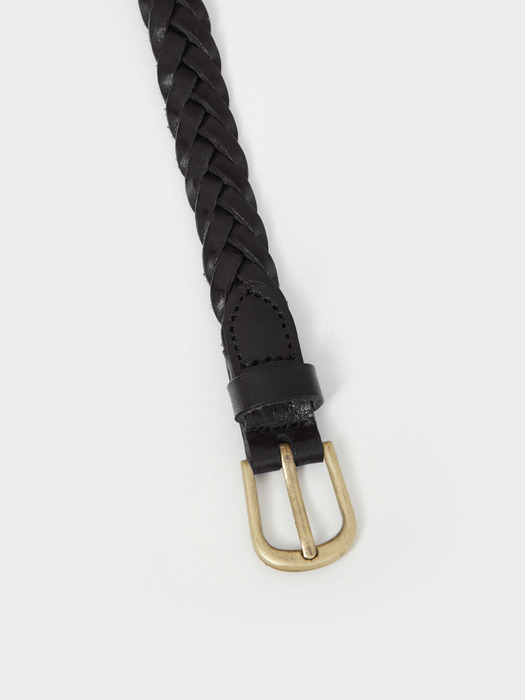 FW23 Leather Belt Black