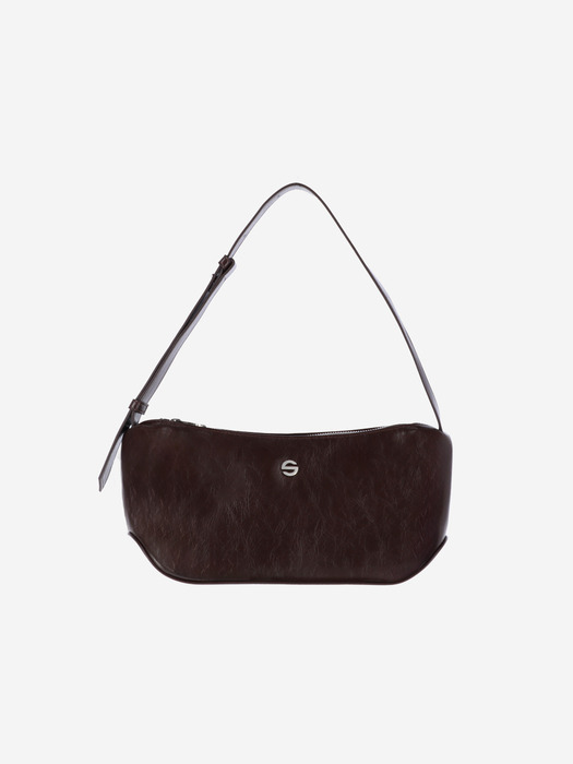 groove middle bag - crinkle choco brown