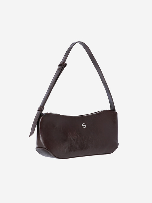 groove middle bag - crinkle choco brown