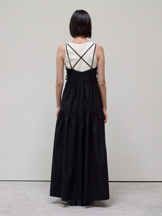 Tiered Slip Maxi Dress_Black