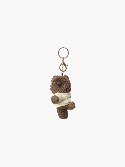 danny keyring - brown