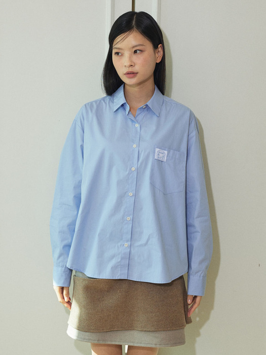 Comely shirt (light blue)