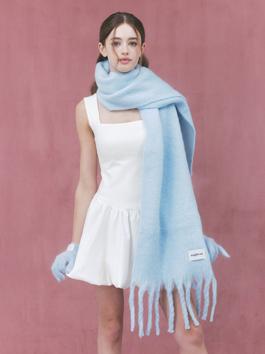 cotton candy muffler_blue