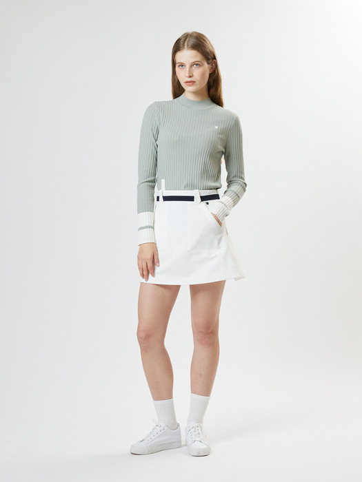 Front Pocket  A-line Skirt