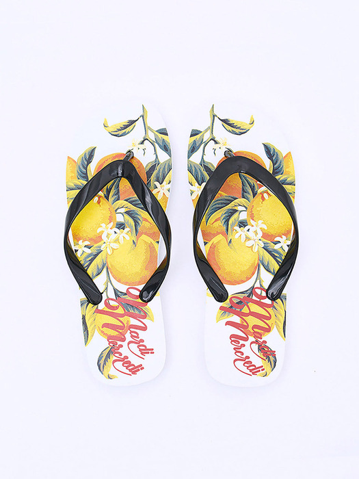 FLIP FLOPS ORANGE_WHITE