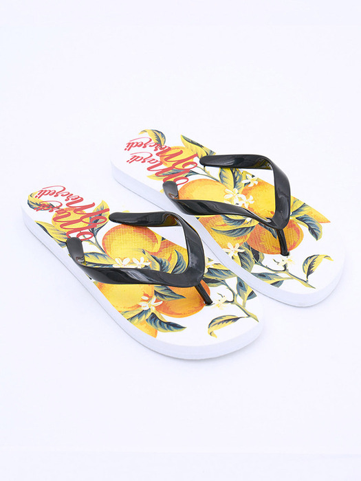 FLIP FLOPS ORANGE_WHITE