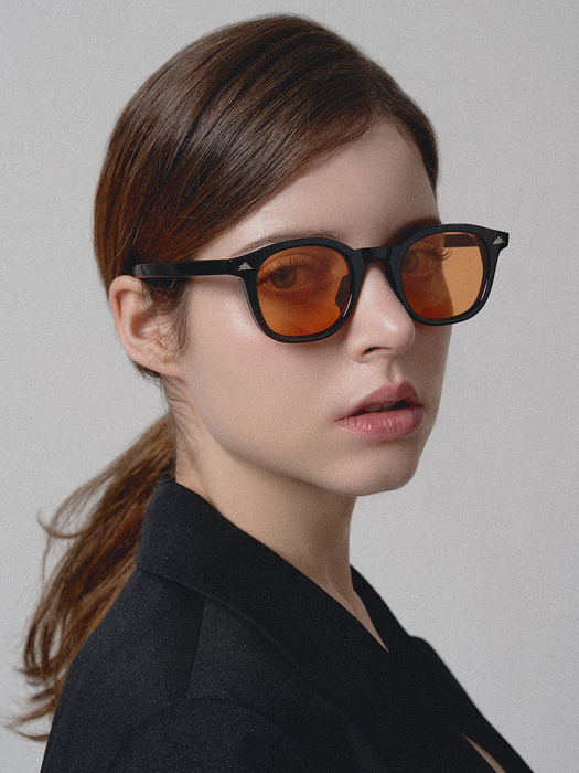 YLeen BLACK SUNGLASS ORANGE