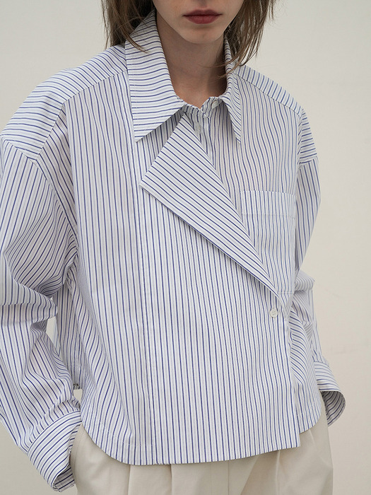 Stripe Crop Shirt (stripe)