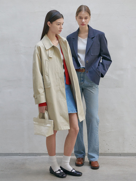 24SN half trench coat [BE]