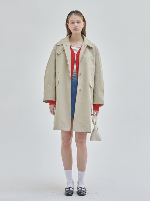 24SN half trench coat [BE]